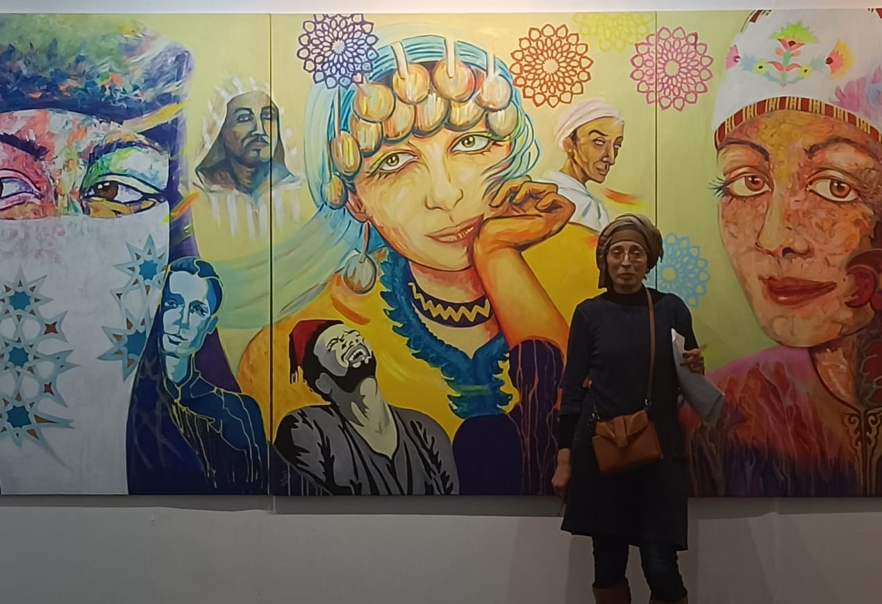 L’Artiste Tangéroise MARIEM BERROHO expose à la galerie Mohamed DRISSI