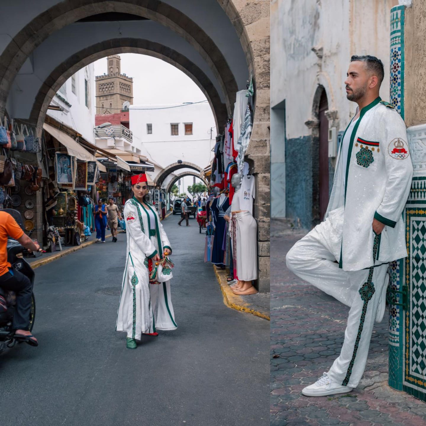 المصممة فاطمة الزهراء الفيلالي الإدريسي تطل على متابعيها بتصاميم مبتكرة.. الزي الأولمبي هذه المرة!