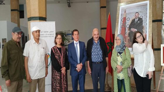 الرباط: الفنانة فاطمة دويراني تبدع في حضرة سيد الألوان اجمل الانعكاسات