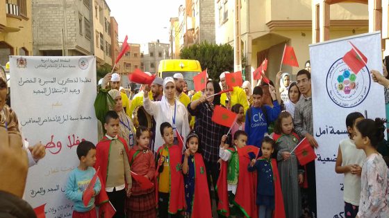 أولاد عياد.. فنون بسمة أمل تتجدث بلغة الوطن في ذكرى المسيرة الخضراء