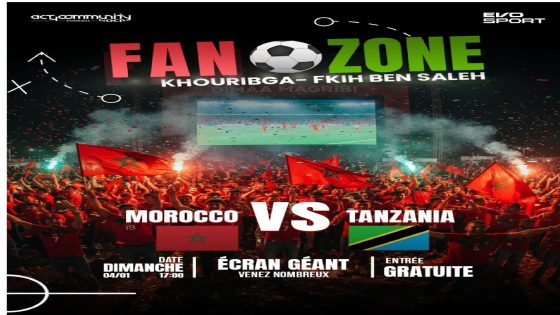  Act4Community في نقل وبث مباشر لمباريات المنتخب الوطني المغربي بدء من دور الثمن بخريكبة والفقين بن صالح