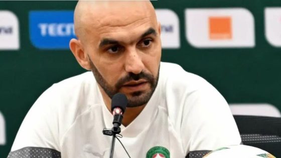 الجامعة تنفي استقالة الركراكي من تدريب المنتخب الوطني