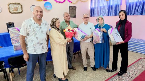 خريبكة: احتفاء بعمر سموح مدير مدرسة المصلى بمناسبة إحالته على التقاعد